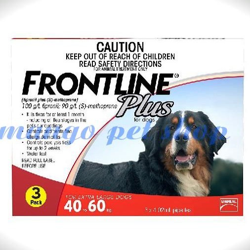 Thuốc Nhỏ Gáy Trị Ve Rận Frontline Plus Cho chó (40-60kg)