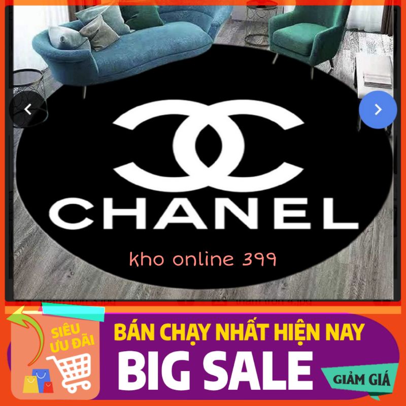 Thảm trải sàn chanel tròn [RẺ VÔ ĐỊCH] thảm trải sàn tròn bali mẫu thương hiệu giá sỉ, trang trí nhà cửa