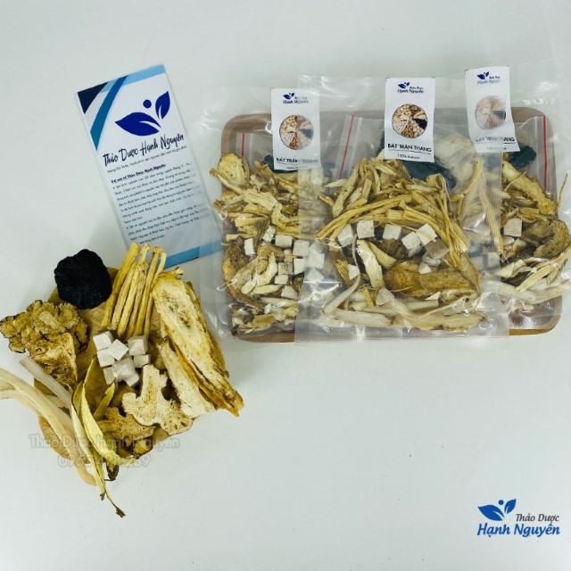 Bát Trân Thang (Xuyên Khung, Đương Quy, Thục Địa, Bạch Thược, Đẳng Sâm, Bạch Linh, Bạch Truật, Cam Thảo) - Bổ Khí Huyết
