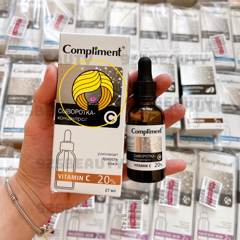 Serum Compliment Vitamin C 20% sáng da, mờ thâm, ngừa lão hoá | BigBuy360 - bigbuy360.vn