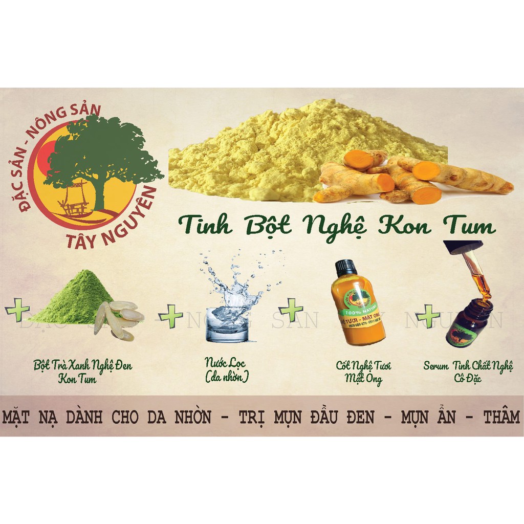 BỘT TRÀ XANH NGHỆ ĐEN 200GR