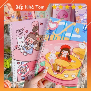 [HOT] Sổ Tay Cute Lò Xo Loại Lớn In Hình Dễ Thương (Khổ A5)