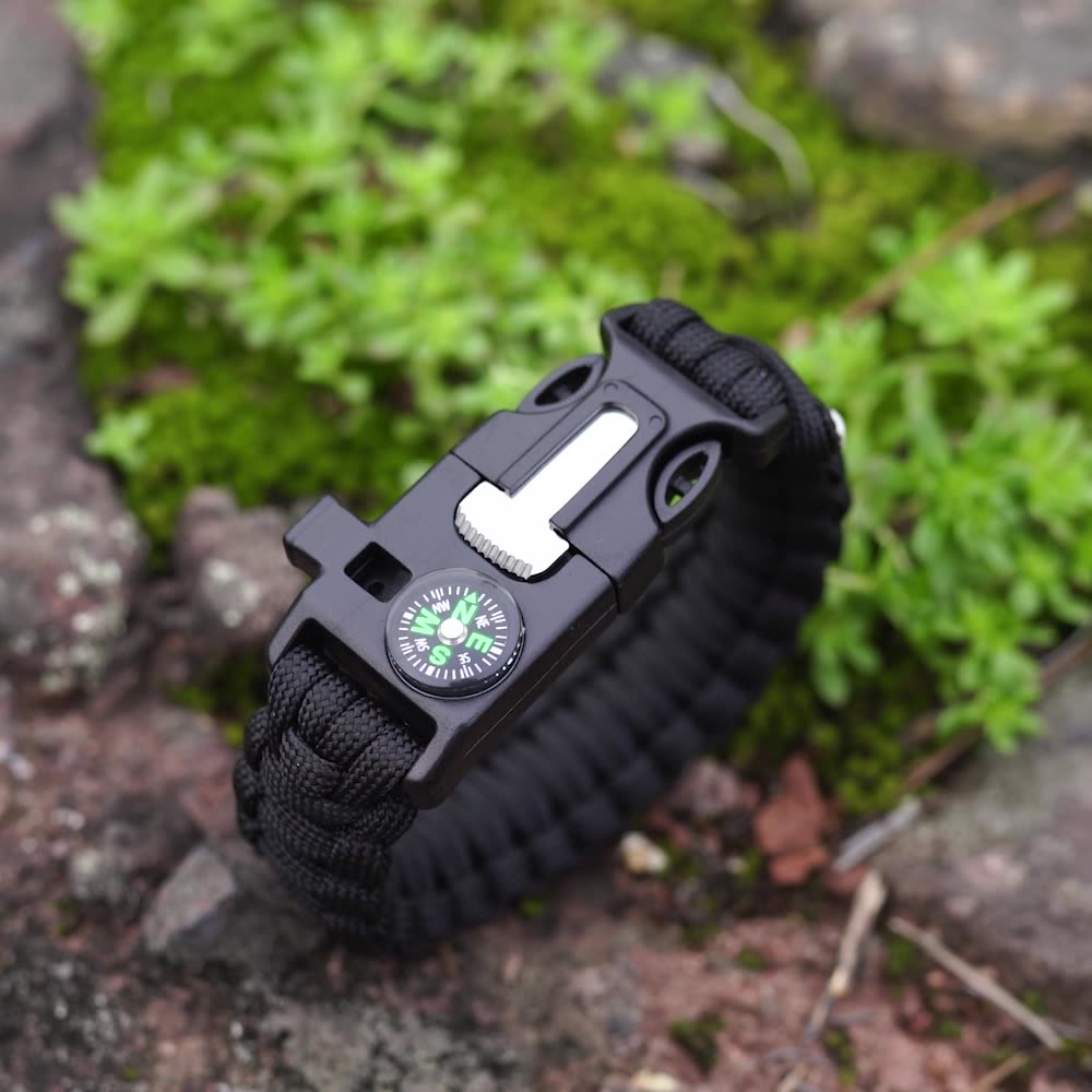 Vòng Tay Sinh Tồn 5in1, Vòng Tay Paracord Đa Chức Năng