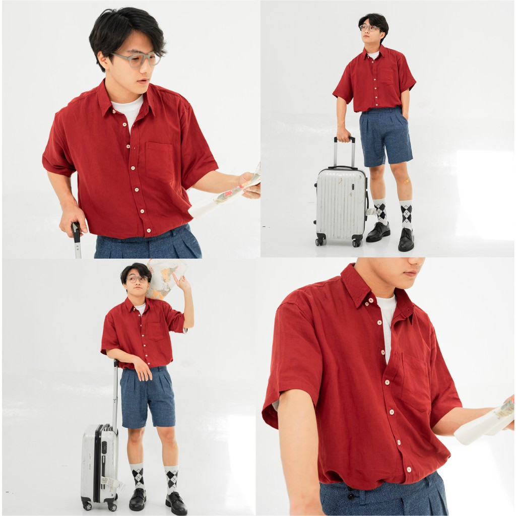 Áo Sơ Mi Linen "Vui" | BigBuy360 - bigbuy360.vn