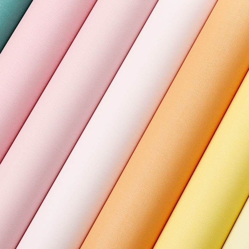Giấy Dán Tường Bằng pvc Tự Dính Chống Nước Màu Sắc Trơn Ấm