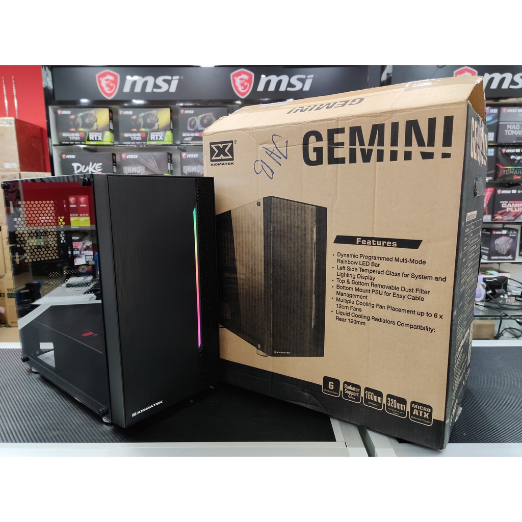 GEMINI  - Vỏ case máy tính Xigmatek
