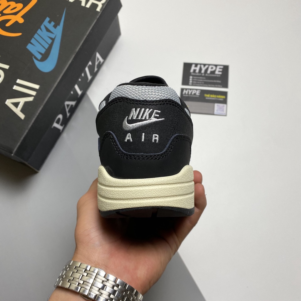 Giày Air Max 1 Patta Black  - Hype Sneaker | Phiên bản high Quality