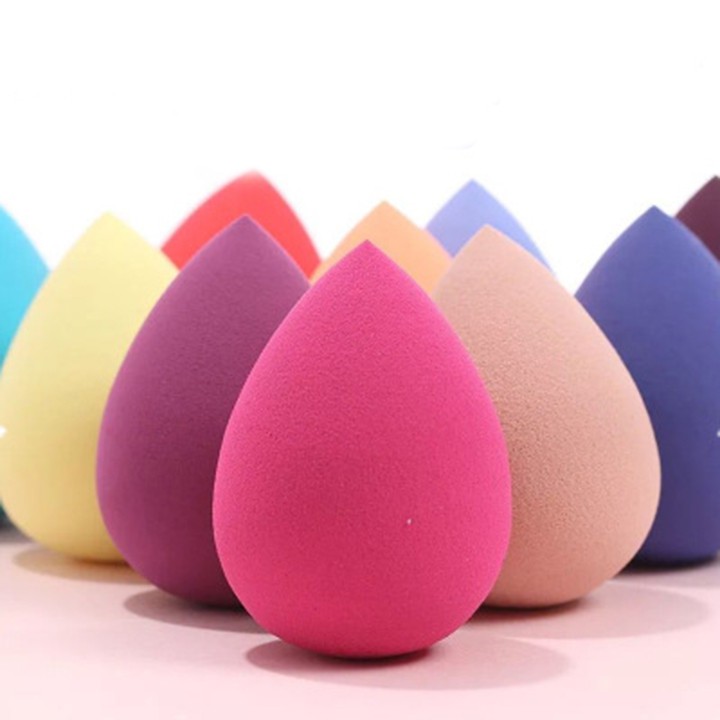 Bông mút tán make up kem nền che khuyết điểm tạo khối Cotton hình hồ lô giọt nước nhiều màu youngcityshop 30.000
