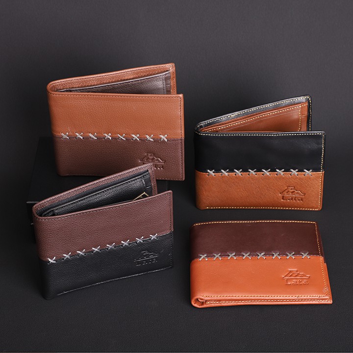 [Mã WABRWB24 giảm 30K đơn 99K] Ví nam - nữ thời trang da thật LATA LVN17 nhiều màu | BigBuy360 - bigbuy360.vn