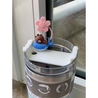 Nút đậy ống hút kèm ống