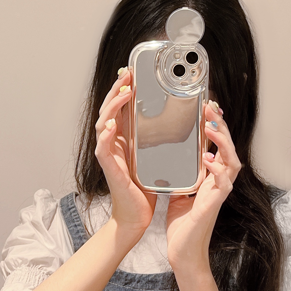 Ốp Điện Thoại Mềm Tráng Gương Cho Iphone 14Proax 12 pro max 11 pro max xs max xr x 13proamx plus