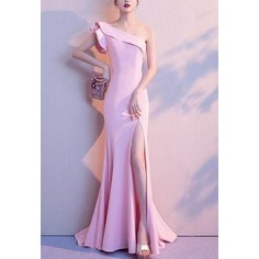 Rập giấy mẫu thiết kế váy dạ hội lệch vai, dáng xòe (bản vẽ)