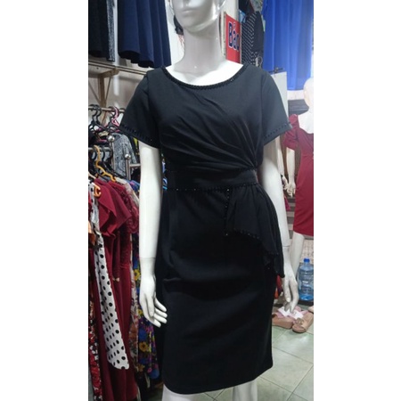 Đầm dự tiệc trung niên sang trọng thiết kế BM đầm dáng suôn ôm nhẹ