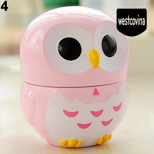 [Hot]☀ Đồng Hồ Hẹn Giờ Nấu Ăn 60 Phút Hình Chim Cú