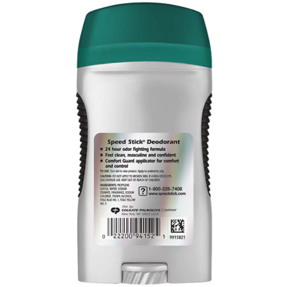 Lăn khử mùi nam dạng sáp Speed Stick Deodorant Regular 85g