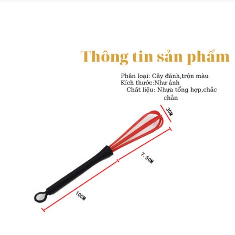 Cây Đánh Trứng / Trộn Thuốc Nhuộm Tóc Mini Màu , Hỗ Trợ Nhuộm Tóc Bằng Nhựa Bền Bỉ Giá Rẻ (Ngẫu Nhiên 1 Màu) DC33