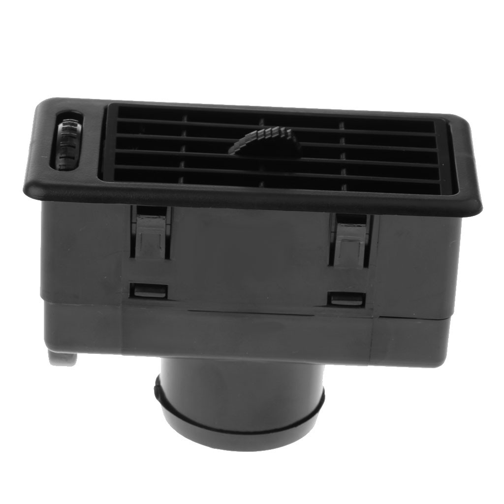 Black Car Truck RV ATV Heat AC Air Exhaust Vent Dash Ventilation Outlet