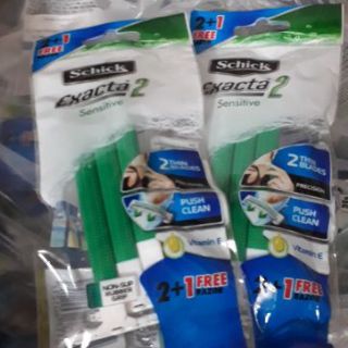 Dao cạo râu schick exacta combo 3 cái