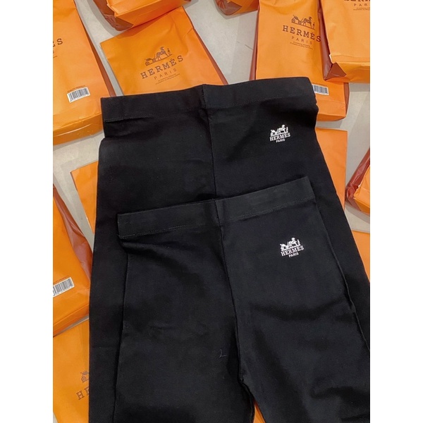 QUẦN LEGGING HM LỠ CO GIAN TỐT KÈM TÚI GIẤY CAM MS80100