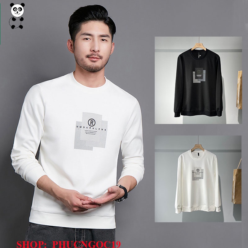 Áo thun nam dài tay cổ tròn chất thun da cá mềm mịn phong cách hàn, mẫu áo dài tay nam thời trang thu đông