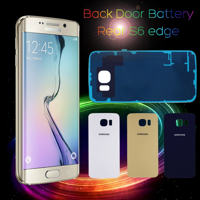 Nắp Lưng Điện Thoại Bằng Kính Thay Thế Chuyên Dụng Cho Samsung Galaxy S6 Edge