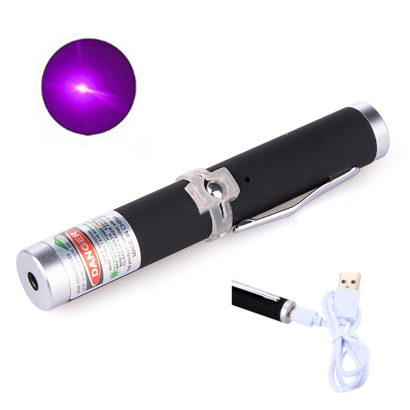 Bút Chiếu Đèn Laser Mini Usb711 Màu Xanh Lá/Đỏ