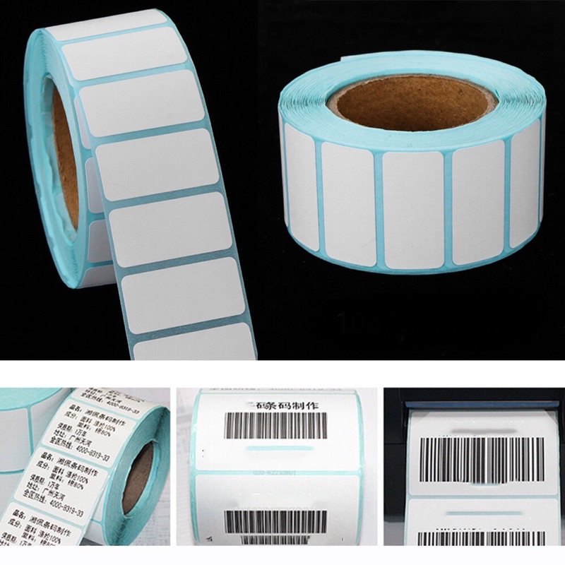 HHS Giấy in tem nhãn decal cho máy DP23 - Nyear label - Phomemo - Giấy in nhiệt 20x10 30x20 40x30 50x50 bóc dán