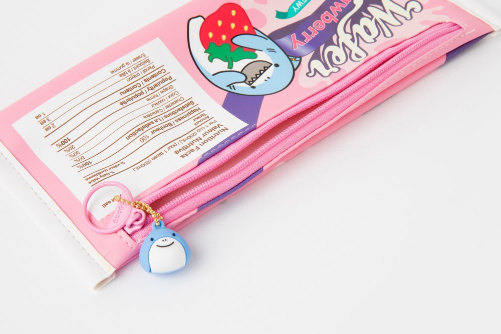 Túi Đựng Bút ARTBOX Hàn Quốc In Hình Chú Boss Với Quả Dâu Tây Xinh Xắn