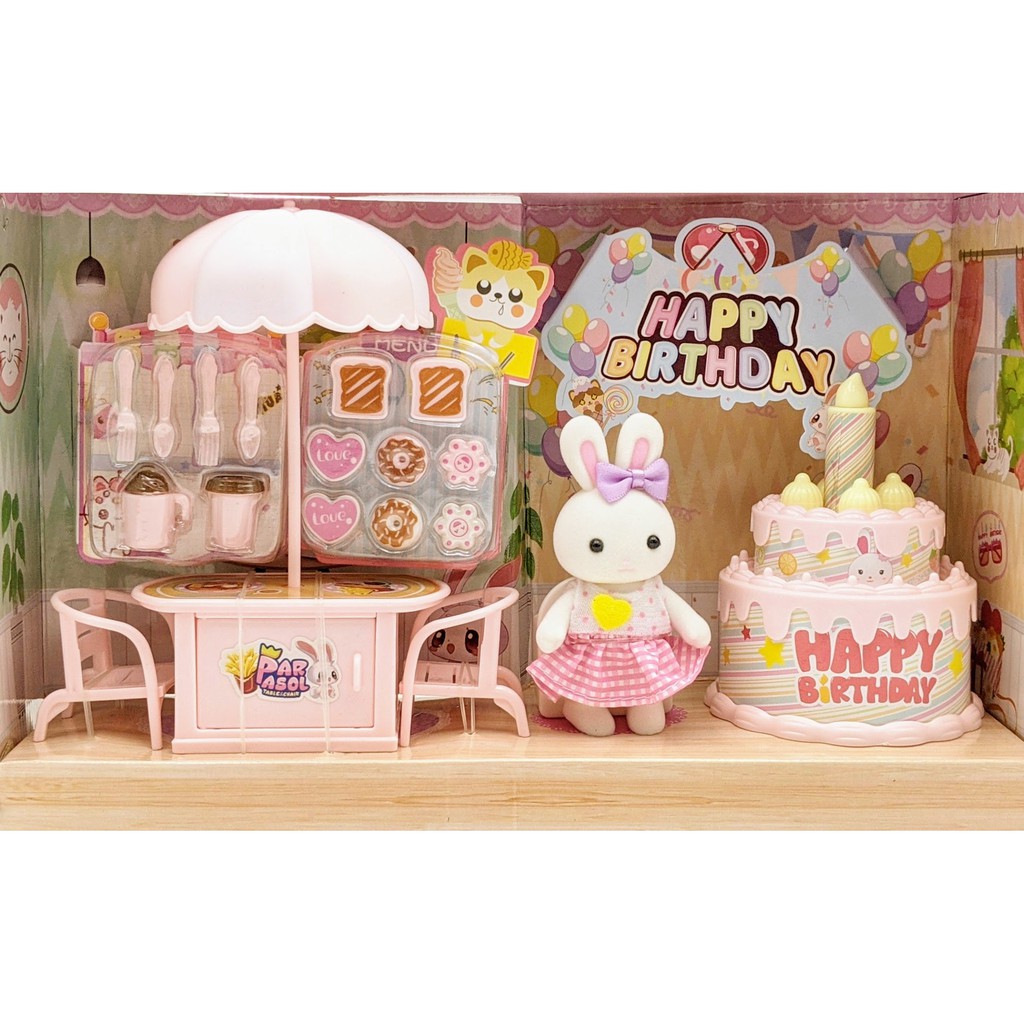 Đồ chơi cửa hàng làm bánh sinh nhật của Thỏ