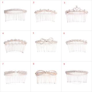Lược Cài Tóc Cô Dâu Đính Đá