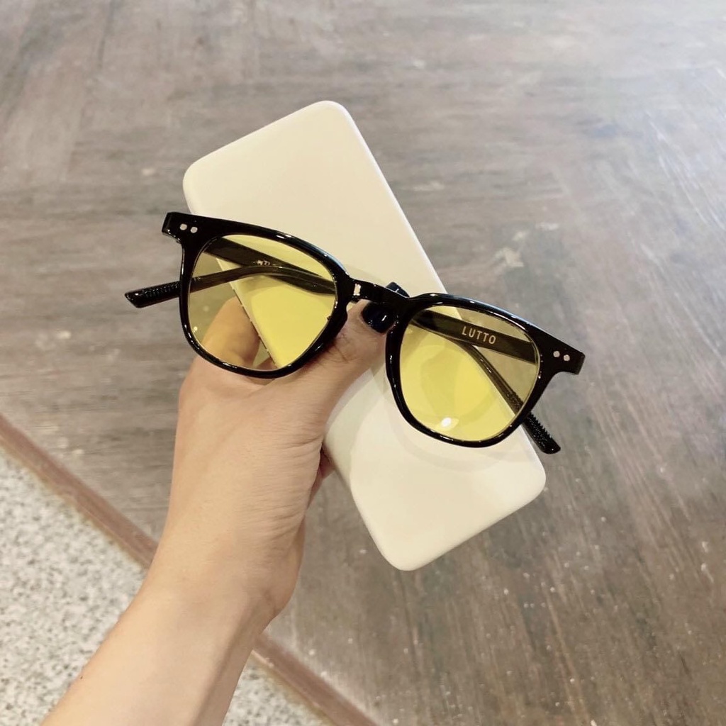 Mắt Kính Nữ Thời Trang Form Vuông Cao Cấp Lutto 604 Phong Cách Hàn Quốc - Hazo
