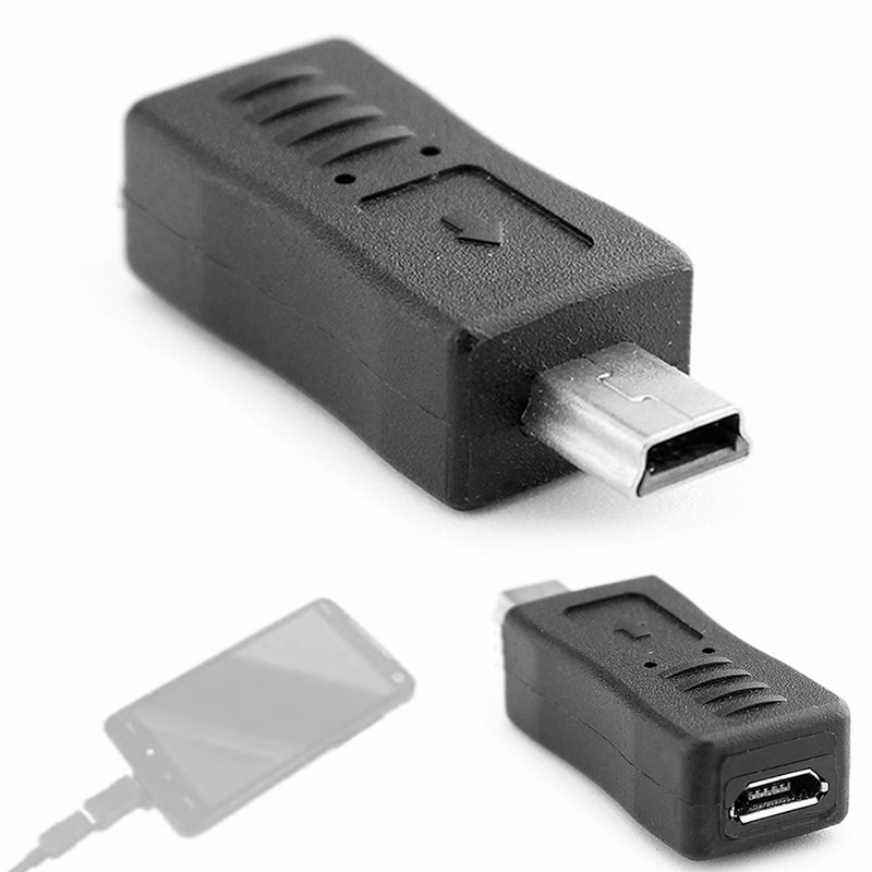 Thiết bị chuyển đổi Micro USB âm sang Mini USB dương