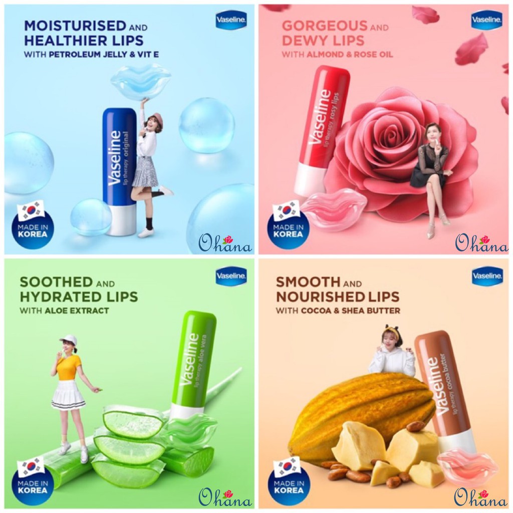 Son Dưỡng Môi Hồng Xinh Vaseline Rosy Lips 4.8g | BigBuy360 - bigbuy360.vn