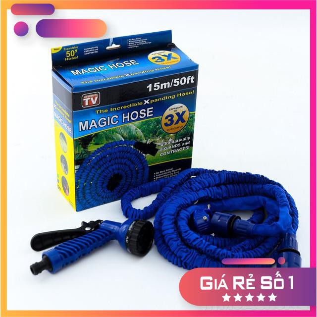 [ SIÊU KHUYẾN MẠI ] Vòi xịt nước giãn nở thông minh Magic Hose 15m