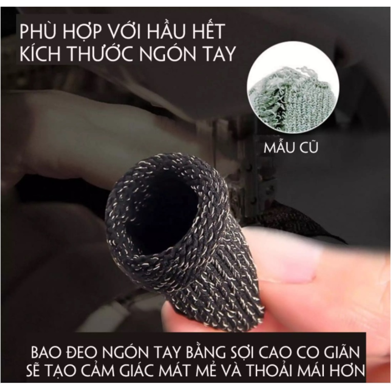 Bao tay chơi game ff Pubg Liên quân siêu nhạy giá rẻ cao cấp STP Găng tay chơi gaming chống mồ hôi SATOPA