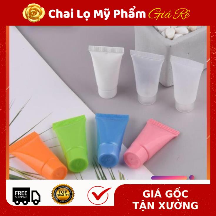 Tuýp Chiết Mỹ Phẩm ❤ RẺ VÔ ĐỊCH ❤ Tuýp (tupe) nhựa 8ml,10ml chiết mỹ phẩm , phụ kiện du lịch