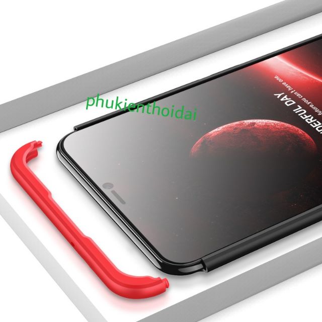 Ốp lưng Huawei Nova 3e hiệu GKK Bảo vệ 360 độ cao cấp siêu mỏng ( 3 mảnh )