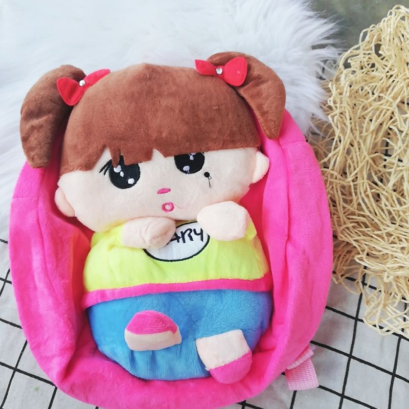 Balo bông cho bé mầm non 0_5 tuổi