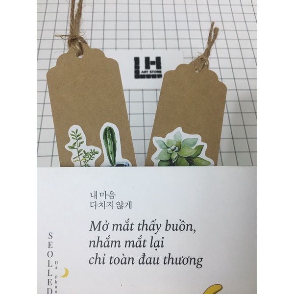 Set 8 cái bookmark handmade đánh dấu sách, bullet journal, nhật ký - CHỦ ĐỀ FOOD