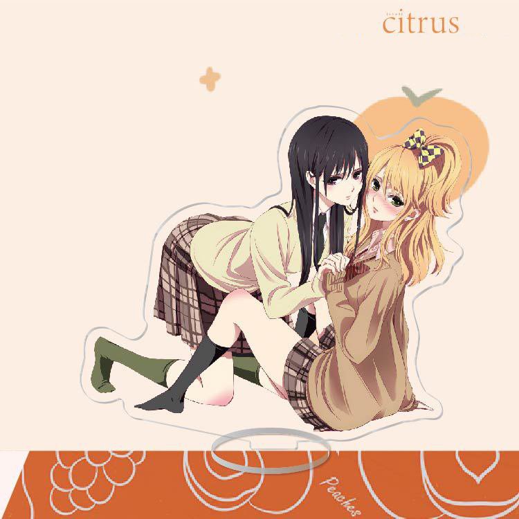 (nhiều mẫu) Standee IN HÌNH CITRUS CHUYỆN TÌNH YÊU tượng acrylic anime mica chibi trang trí trưng bày
