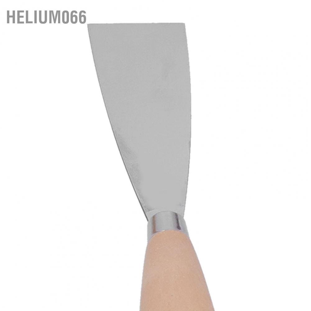 Helium066 4 cái Dụng cụ nạo dao bằng thép không gỉ Spackle Knife kim loại cạo để thạc