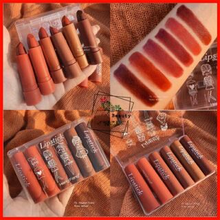 Sét 6 son lì hengfang lipstick