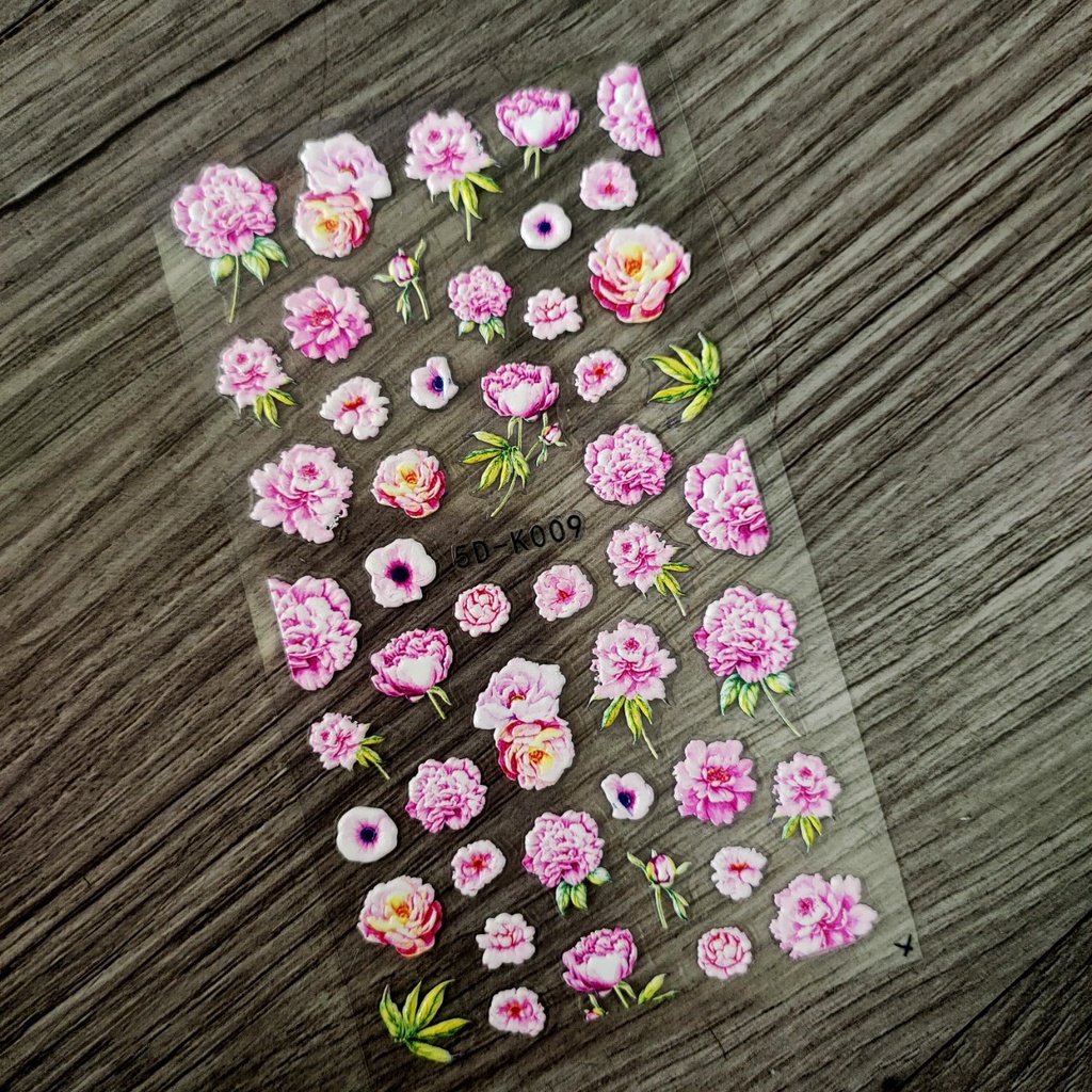 Sticker nổi 5D trang trí móng - Ann933233