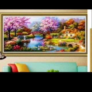 Tranh đá tổ ấm hạnh phúc kt 120x60 và 155x75