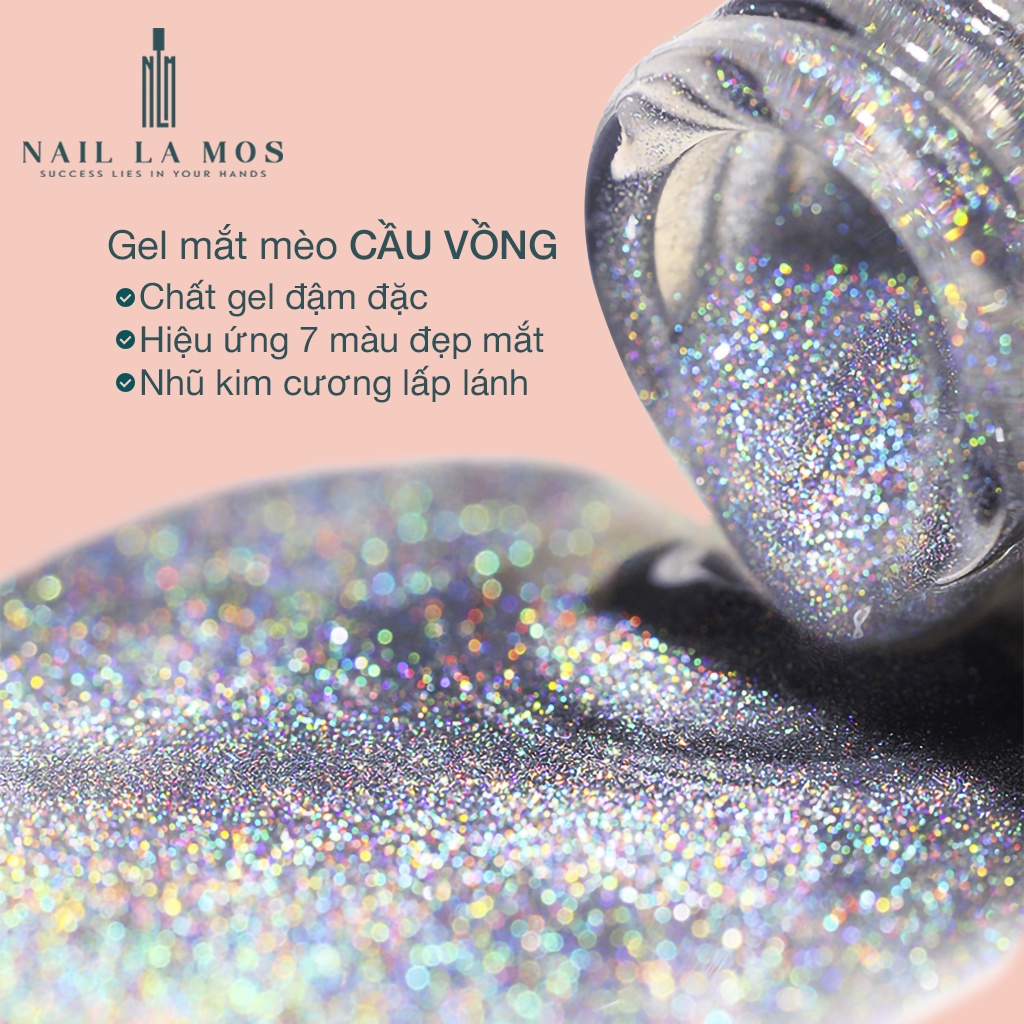 Top mắt mèo kim cương Huaxi 9D chính hãng  - sơn gel mắt mèo kim cương Huaxi lấp lánh sang chảnh