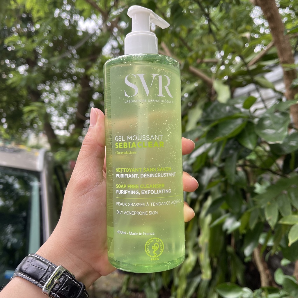 Sữa rửa mặt svr 400ml Sebiaclear Gel Moussant