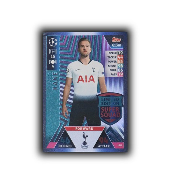 Thẻ cầu thủ đặc biệt Harry Kane (Tottenham) - Limited Edition