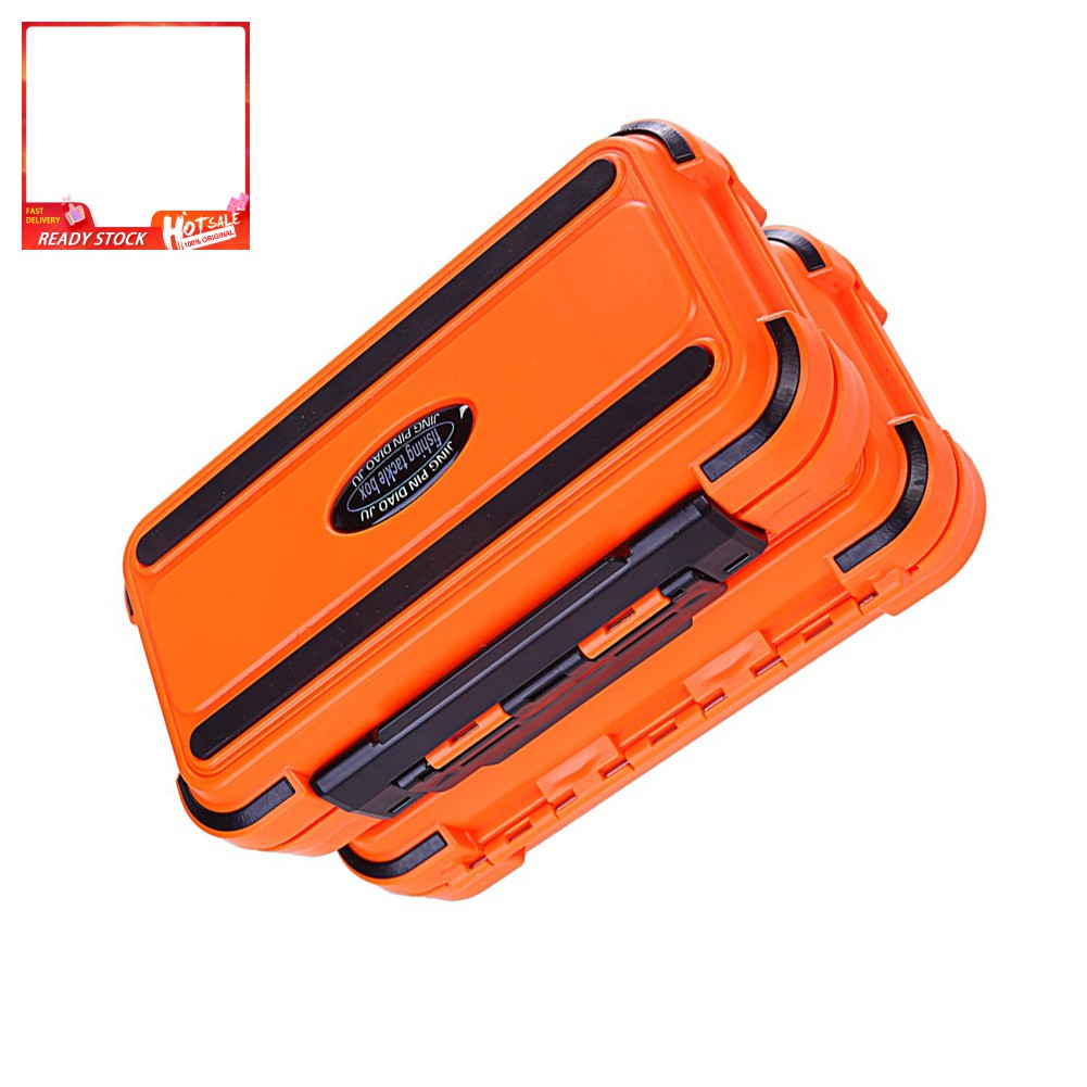 ≈YJ≈Portable 24 Compartments Double Layer Fishing Lure Tackle Plastic Storage Box