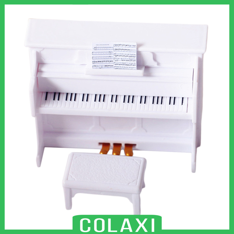 Đàn Piano Mini Tỉ Lệ 1 / 12 1 / 6 Trang Trí Nhà Búp Bê