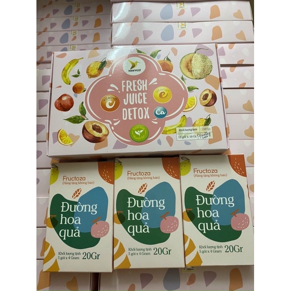 Detox fresh juice havyco trái cây giúp thanh nhiệt giải độc hiệu quả